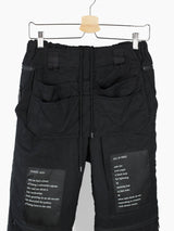 Takahiromiyashita The Soloist AW19 Apron Front Zip-Detachable Work Trouser