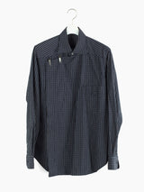 Yuji Yamada 90s Clasp Fencing Check Shirt