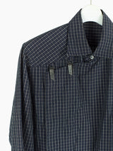 Yuji Yamada 90s Clasp Fencing Check Shirt