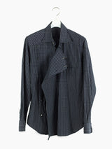 Yuji Yamada 90s Clasp Fencing Check Shirt