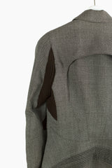 Junya Watanabe AW13 Techno Knit-Insert Coat Dress