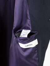 Sulvam AW22 Asymmetrical Melton Chore Coat