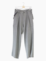 Sulvam AW22 Houndstooth Wide Trousers