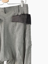 Sulvam AW22 Gardening Pocket Houndstooth Trousers