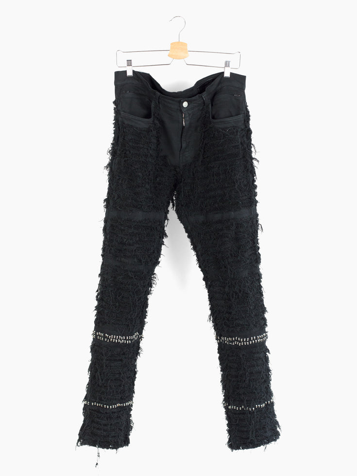 Blackmeans x Alyx SS21 Studded Shredded Denim