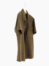 Pied Piper 90s Linen Zip Utility Shirt