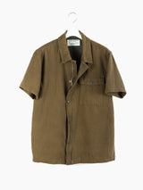 Pied Piper 90s Linen Zip Utility Shirt