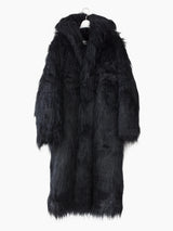 Sulvam AW22 Faux Fur Hooded Parka