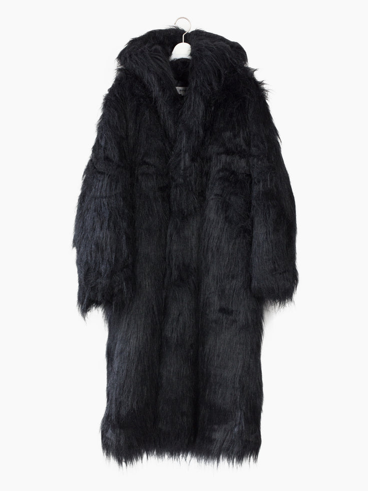 Sulvam AW22 Faux Fur Hooded Parka