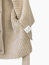 Sulvam AW22 Sailor Collar Slashed Shoulder Knit