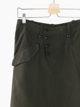 Yohji Yamamoto Y's 00s Army Cargo Skirt