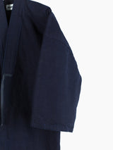 Kozaburo AW21 Indigo Plainweave Kimono