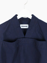 Kozaburo AW21 Laser Light Monk Shirt