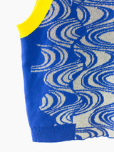 Penultimate AW22 Metallic Wave Sweater Vest