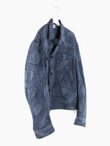 Kozaburo AW18 Snake Mosh Pit Sashiko Trucker