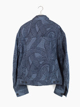 Kozaburo AW18 Snake Mosh Pit Sashiko Trucker