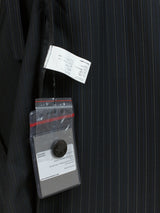 Kiko Kostadinov SS21 00102021 3M Pinstripe Freydal Long Coat