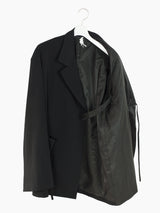 Soshiotsuki AW22 Oversized Double Layered Smoking Jacket