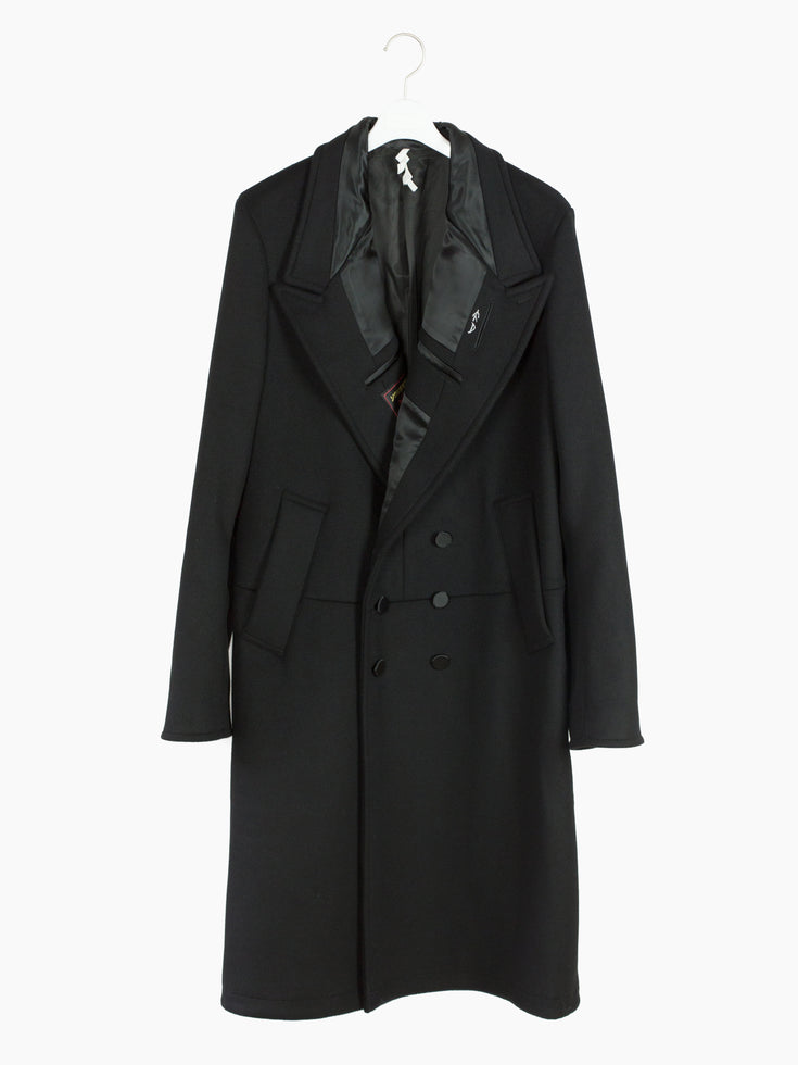 Soshiotsuki AW22 Inner Lapel Melton Frock Coat