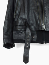 Balenciaga 18AW Layered Leather Rider