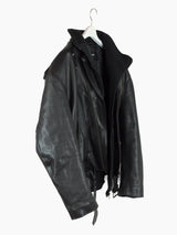 Balenciaga 18AW Layered Leather Rider