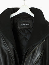 Balenciaga 18AW Layered Leather Rider