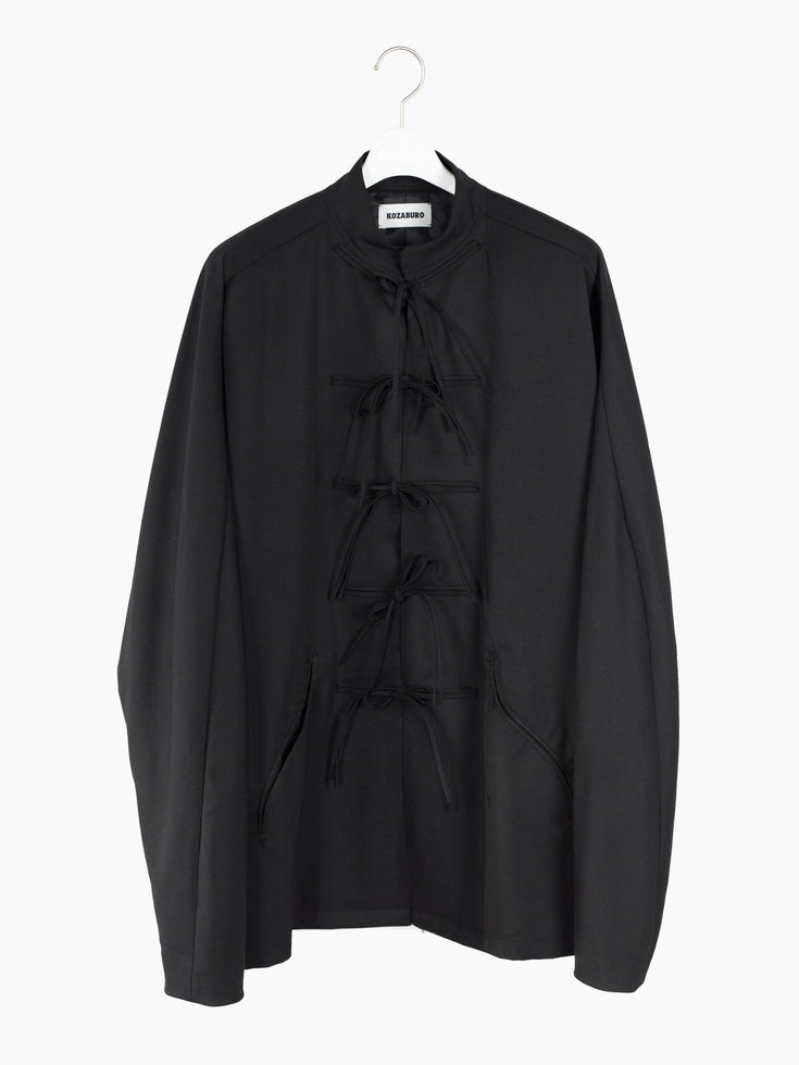 Kozaburo AW22 Dolman Sleeve Wool Twill Monk's Robe