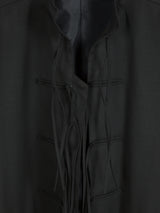 Kozaburo AW22 Dolman Sleeve Wool Twill Monk's Robe