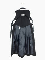 Kozaburo AW22 Melton Harness Apron