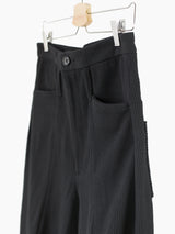 Kozaburo AW22 Overdyed Sashiko 3D Tailored Trousers