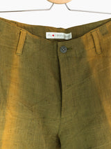 Kyoji Maruyama Heavy Linen Sun-Faded Cargo Shorts