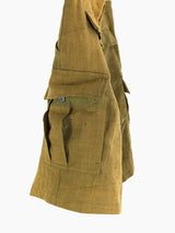 Kyoji Maruyama Heavy Linen Sun-Faded Cargo Shorts