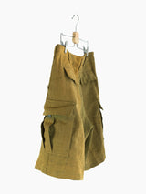 Kyoji Maruyama Heavy Linen Sun-Faded Cargo Shorts