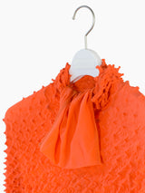 Wave of Sand AW22 Hooded Shibori Sun Top