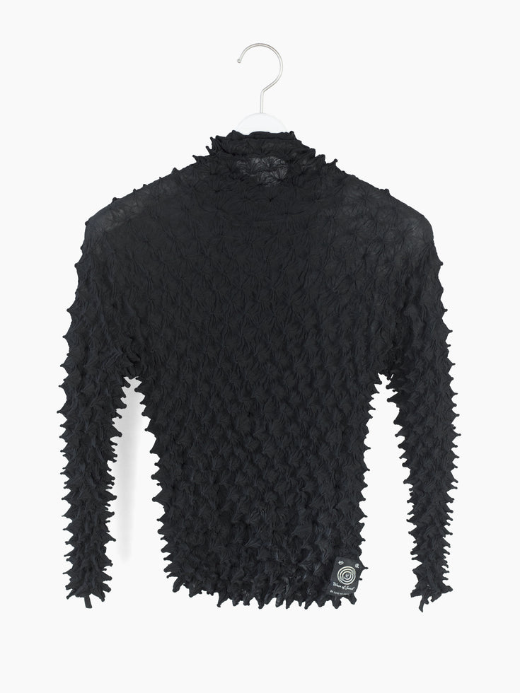 Wave of Sand AW22 Hooded Shibori Sun Top