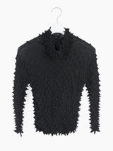 Wave of Sand AW22 Hooded Shibori Sun Top