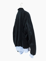 Penultimate AW21 Velour Panelled Bomber Jacket