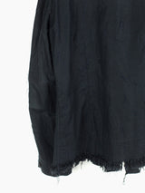 Griffin 00s Fringed Linen Shirt Jacket