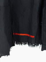 Griffin 00s Fringed Linen Shirt Jacket