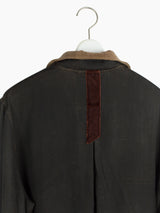 Sophie Hong Mud-Dyed Silk Shirt Jacket