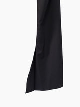 Sulvam SS23 Wool Flared Split Hem Trousers