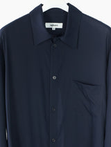 Sulvam SS23 Long Rayon Slashed Back Shirt