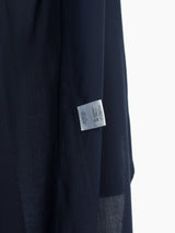 Sulvam SS23 Long Rayon Slashed Back Shirt