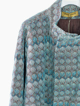 Penultimate SS23 Feather Mesh Cropped Parka