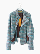 Penultimate SS23 Feather Mesh Cropped Parka