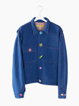 Penultimate SS23 Deep Sea Jersey Denim Jacket
