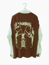 Penultimate SS23 Rabbit Stone Relief Knit Shirt