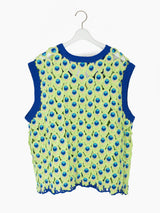 Penultimate SS23 Peacock Feather Crochet Vest