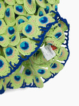 Penultimate SS23 Peacock Feather Crochet Vest