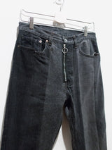 Unused SS16 Ring Zip Remake/Rebuild Denim